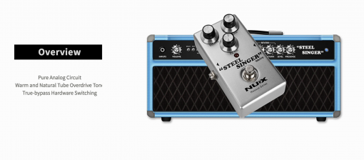NuX Steel Singer Dumble Amplifier Tones / Boost Overdrive Distortion / Guitar Pedal - IN STOCK!