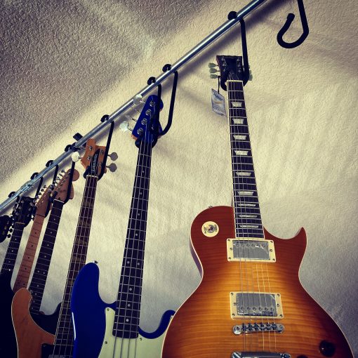 Bootlegger Guitar Bar Hanger for Acoustics, Electrics, Bass, Mandolin, Banjo, Ukulele - Guitar Bar System