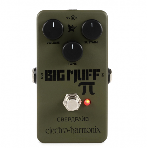 Electro-Harmonix EHX Green Russian Big Muff Distortion Fuzz Pedal RI 1990's Grunge