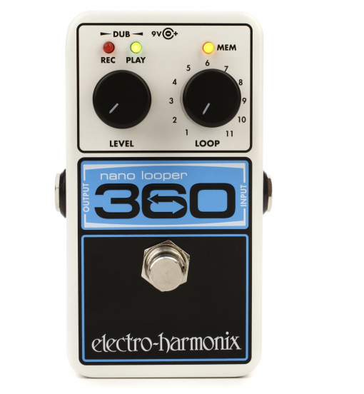 NEW EHX Electro Harmonix Nano Looper 360L Loop Pedal & Power Supply!