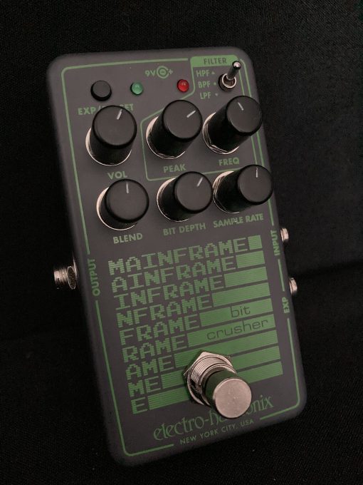 Electro-Harmonix EHX Mainframe Bit Crusher Effects Pedal / Crazy / Wild / Freakout Sounds