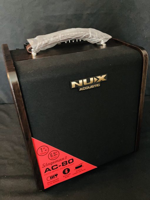 NUX AC-80 Stageman II Acoustic Guitar Amplifier - Drums Loops IR's App Control Wireless