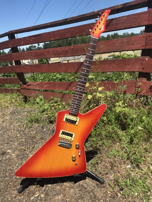 Early 1980's Vintage Tokai Explorer Style Electric Guitar