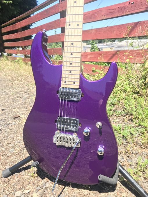 Vintage V6M24PL Rock Series Electric Guitar 80's Shred Style HH