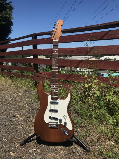USA Custom Warmoth 920D Toasted Partscaster Electric Guitar w/ Brian May Burns Tri Sonic Pickguard