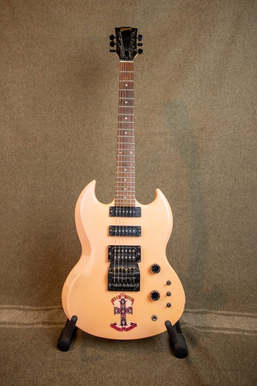 1985 Gibson SG Special 400 Electric Guitar - Guns 'n Roses Duff McKagan Panther Pink Made in USA