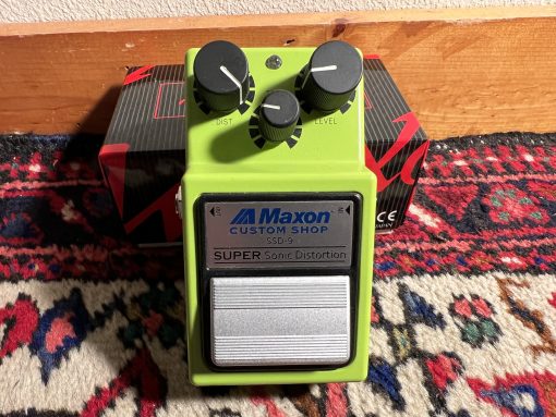 Maxon SSD-9 Super Sonic Distortion Signed by Susumu Tamura! RARE MINT NOS Effect Pedal