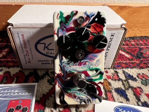 Keeley LIMITED EDITION NOS 2014 ARLON PRINCE Red Dirt Overdrive Swirl Paint - Modded TS Style (LAST ONE)