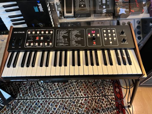 Vintage Sequential Circuits Six-Trak Polyphonic Synthesizer w/ Anvil Hard Case Maui Recorders
