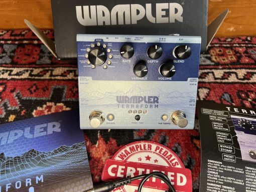 Wampler Terraform- Multi Modulation Effect Pedal w/ Box in Excellent condition. Flange Phase Chorus U-Vibe Harmonic Trem Filter
