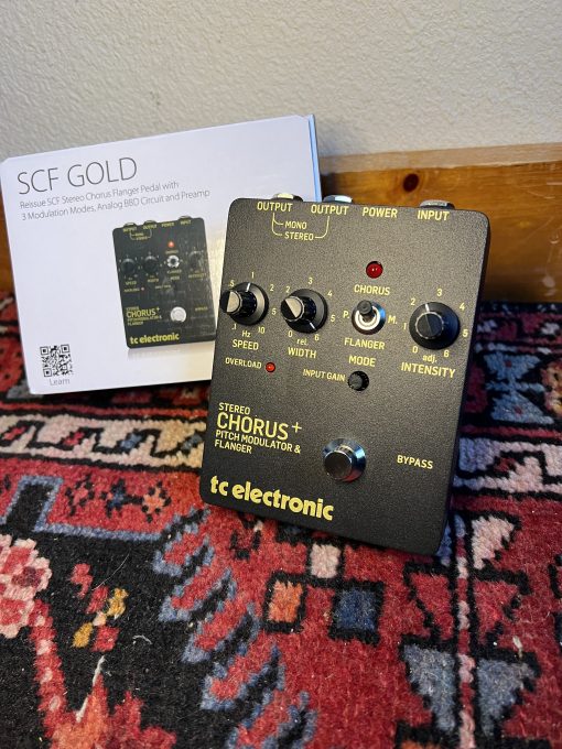 NEW TC Electronic SCF GOLD Stereo Chorus Flanger