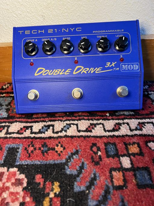 Tech 21 Double Drive 3x MOD - HEAVY GAIN - Triple Overdrive Distortion Pedal