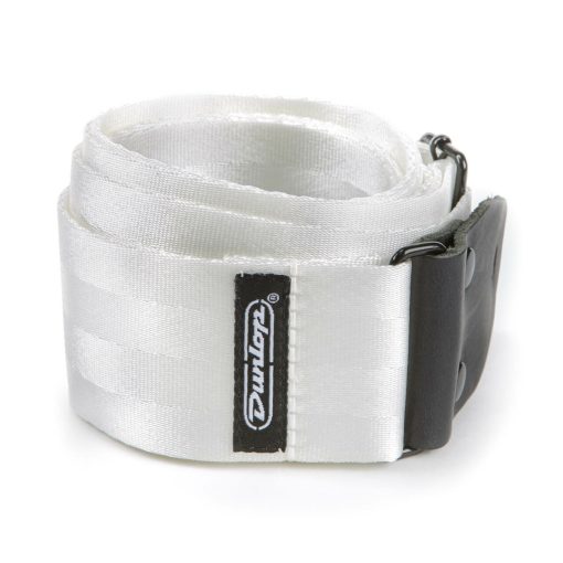 Dunlop DST70-01WH White Seatbelt Guitar/Bass/Mandolin Strap