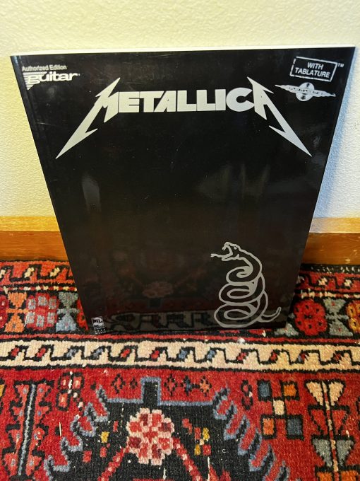 Metallica the Black Album - Guitar Tab Book - MINT Like New