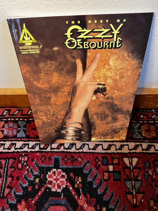 Best Of Ozzy Osbourne - Guitar Tab Book - Recorded Versions - MINT Like New