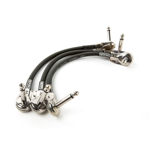 MXR Right Angle Pedalboard Patch Cables - 6 inch (Pack of 3)