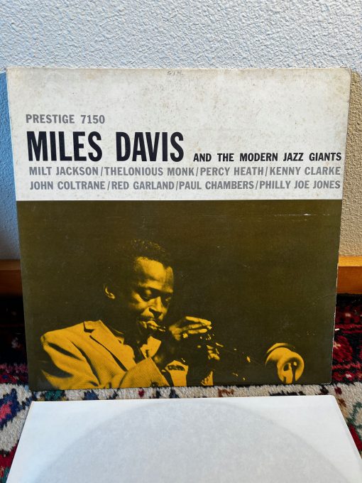 Miles Davis And The Modern Jazz Giants LP 1959 Prestige Monk Coltrane PC RVG