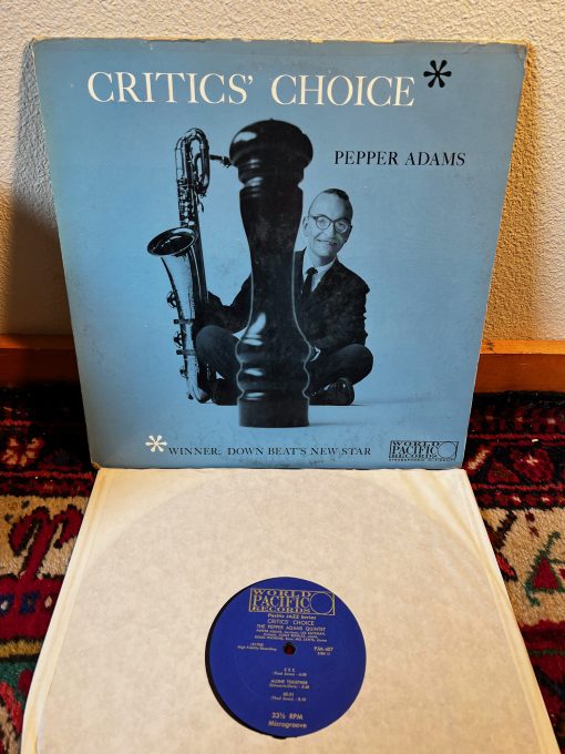 Pepper Adams - Critics' Choice LP 1958 MINT PJM-407 Lewis Watkins Rowles Katzman