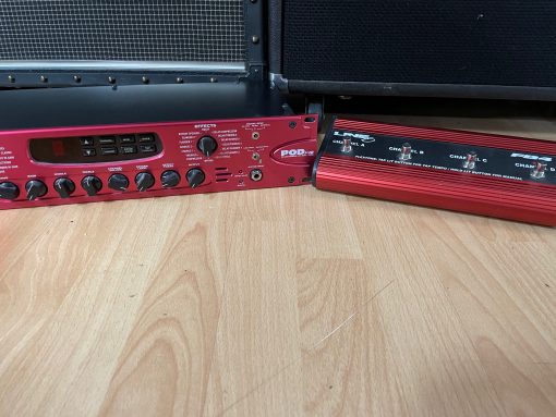 Line 6 POD Pro - Amp Modeler and Multi-Effects - w/ FB4 Channel Selector Pedal