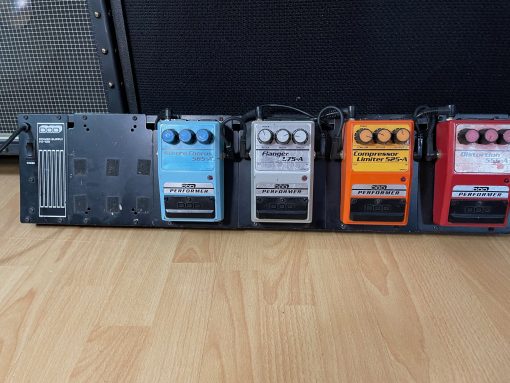 DOD FX-105 Powered Pedalboard w/ DOD 565-A Stereo Chorus, 575-A Flanger, 525-A Compressor Limiter, and 555-A Distortion