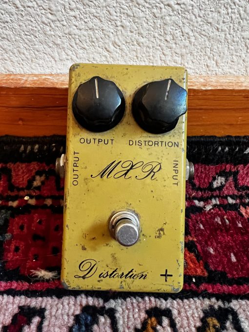 Vintage Script 1976 MXR Distortion + Effects Pedal / Randy Rhodes - Jerry Garcia - Thom Yorke
