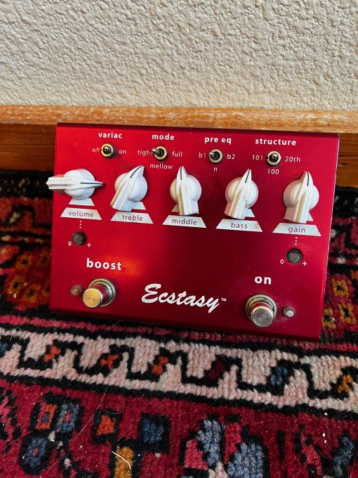 USED Bogner Ecstasy Red Overdrive Pedal