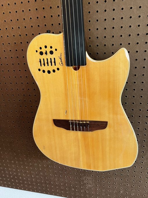 2002 Godin Multiac Nylon 6 string Fretless Electric Acoustic Guitar w/ MIDI !!!