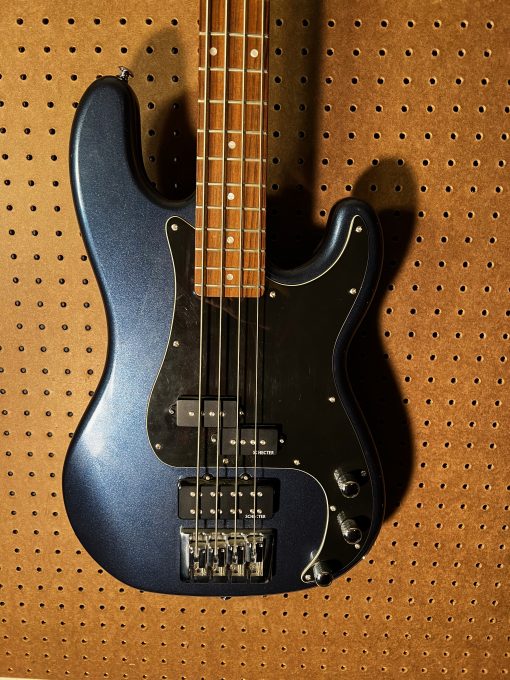 2010 Schecter Diamond P-Custom 4 String Precision Bass - Dark Metallic Blue - Includes HSC