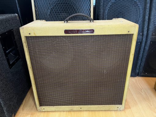 Vintage 1990 Fender '59 Bassman Reissue Guitar Amplifier - Unlaquered Tweed -