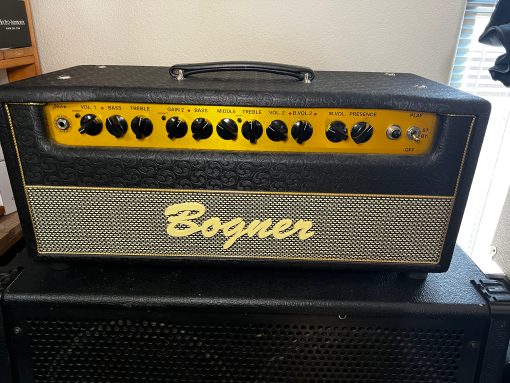 NEAR MINT Bogner Shiva EL34 80-watt Tube Head Dual Reverb & ft switch