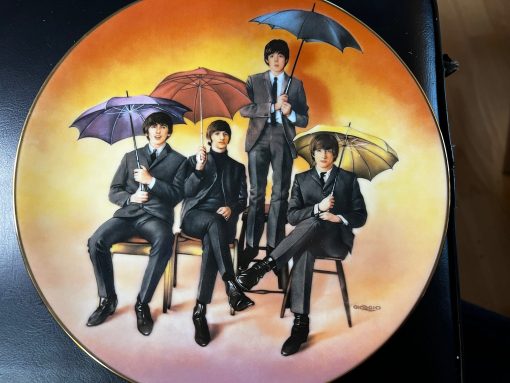 The BEATLES 65 Ltd Ed# Plate COA Box Delphi Bradford - MINT in BOX - 22k Gold
