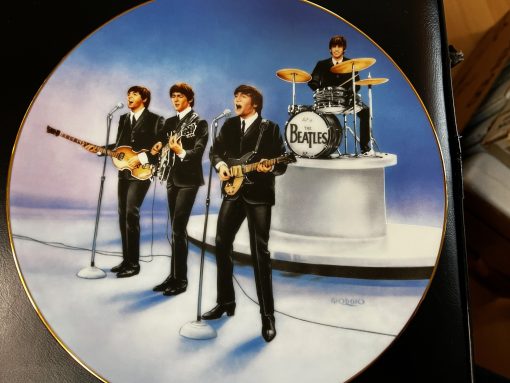 The Beatles LIVE IN CONCERT Ltd Ed# Plate COA Box Delphi Bradford - MINT in BOX - 22k Gold