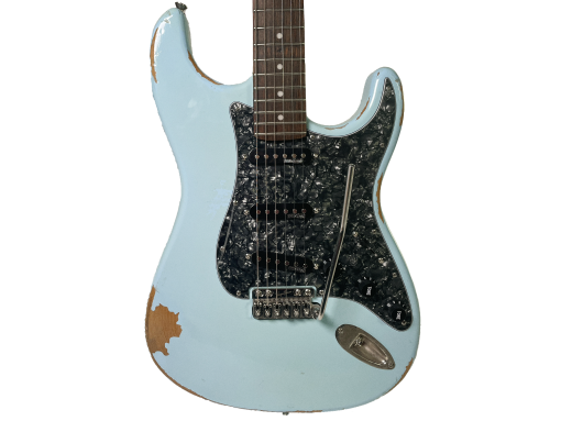 Vintage Strat V6LB Electric Guitar Relic'd w/ VT-1 Vega-Trem !