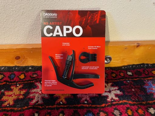D'Addario NS Artist Acoustic Electric Guitar Capo
