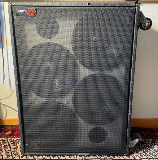 Vintage 1970's Sunn 4x12 Staggered Guitar Cabinet 16ohm