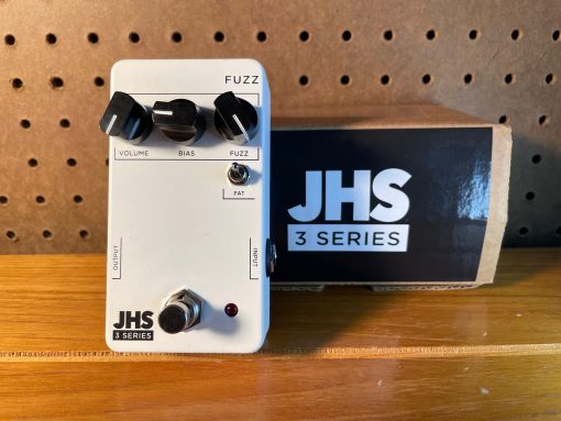 JHS 3 Series Fuzz Pedal - Fuzz Face with Bias Control, Box and Sticker