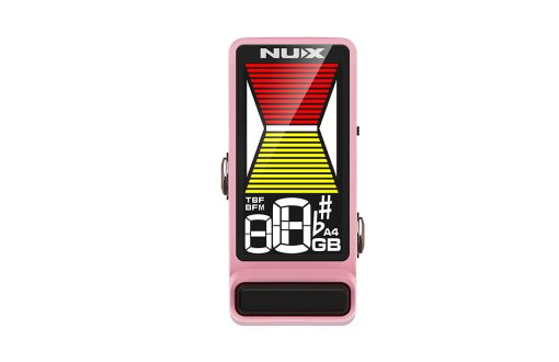 NuX NTU-3 Flow Tune - Effects Pedal Tuner w/ LCD display in Hot Pink