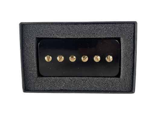 TV Jones T-90 Gold Bridge P-90 Guitar Pickup - Gretsch Mount