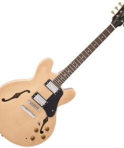 NEW Vintage VSA500 ReIssued Semi Hollow 335 Maple Guitar ~ Natural Maple