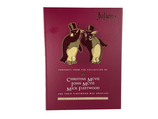 Julien’s Auctions Fleetwood Mac: Catalogue Christine McVie, John McVie, Mick Fleetwood Limited Edition Catalogue Box Set 