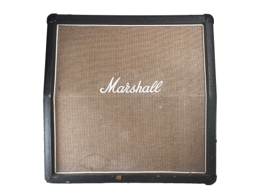 Vintage 1985 Marshall 4x10" 1965A Guitar Cabinet w/ Rare Brown Cloth and extra speakers = w/ 4 - Celestion G10L-35’s and 4 - 10" Creambacks