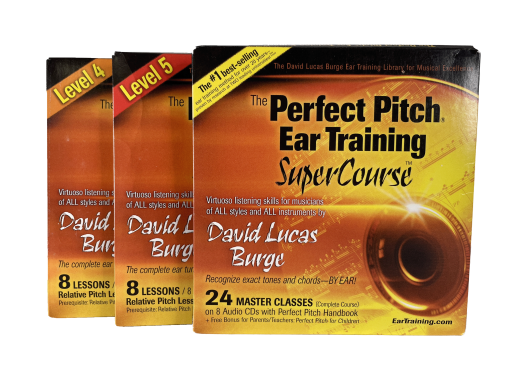 Perfect Pitch Relative Pitch SuperCourse - 50 CD’s in ALL LEVELS 1-5 Complete Bundle