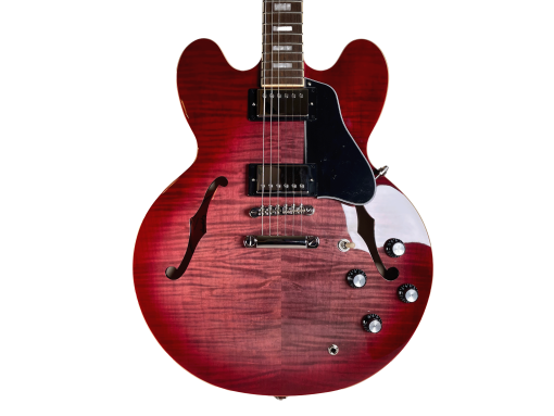 Epiphone ES-335 Limited Edition Semi-Hollow Electric Guitar - Raspberry Burst - Figured / Flame