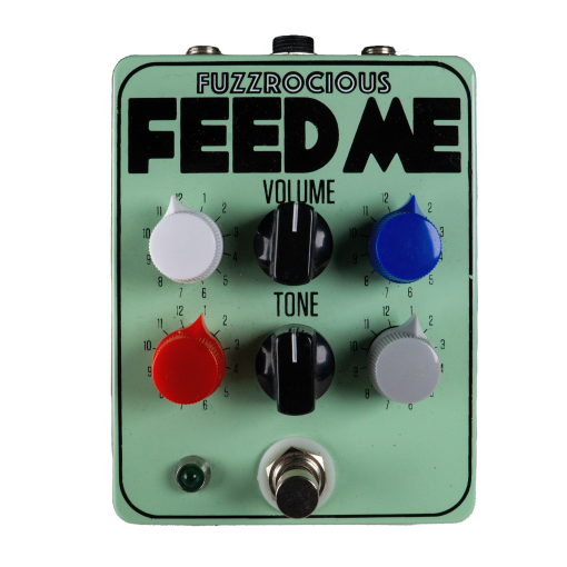 Fuzzrocious Feed Me Effect Pedal  w/ Box = Near Mint