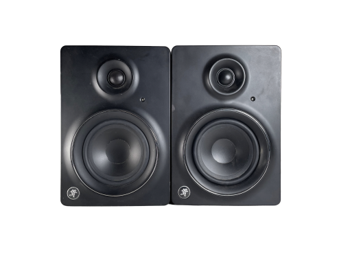 Mackie MR5 Mk2 Studio Monitor Pair / One Perfect - The Other Has Less Volume = AS IS