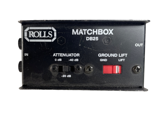 Rolls DB25 Matchbox Passive Direct Box in Very Good Condition