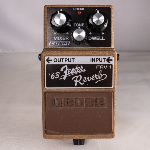 Boss FRV-1 ’63 Fender Reverb Tank Effect Pedal w/Box in MINT condition