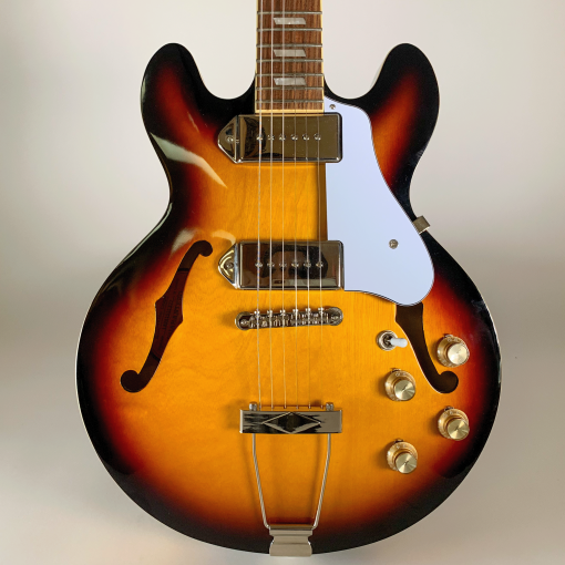 Epiphone Casino Coupe Semi Hollow Electric Guitar - Vintage Sunburst / P-90s
