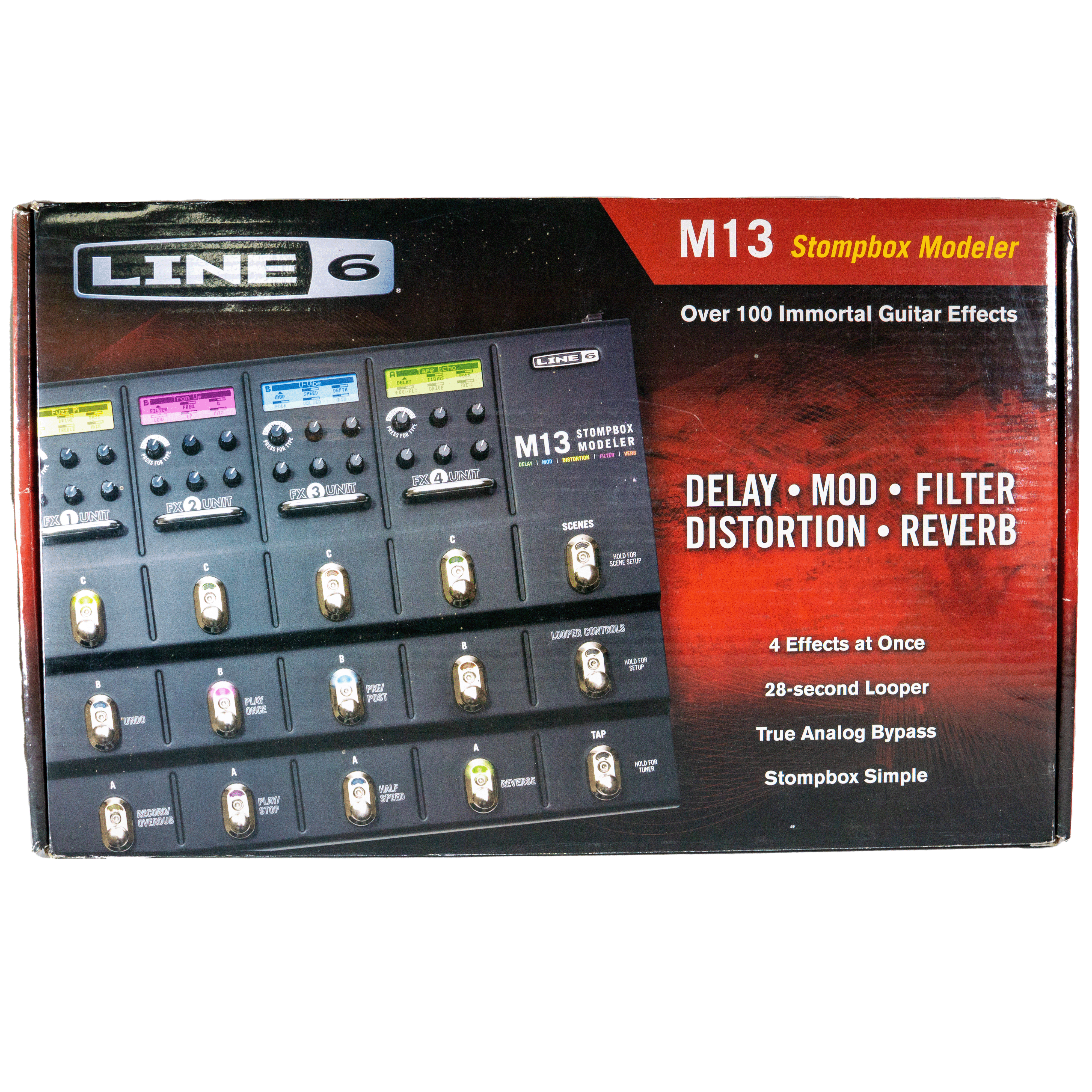 Line 6 M13 Multi Effects Modeling Processor Pedal w/ Box