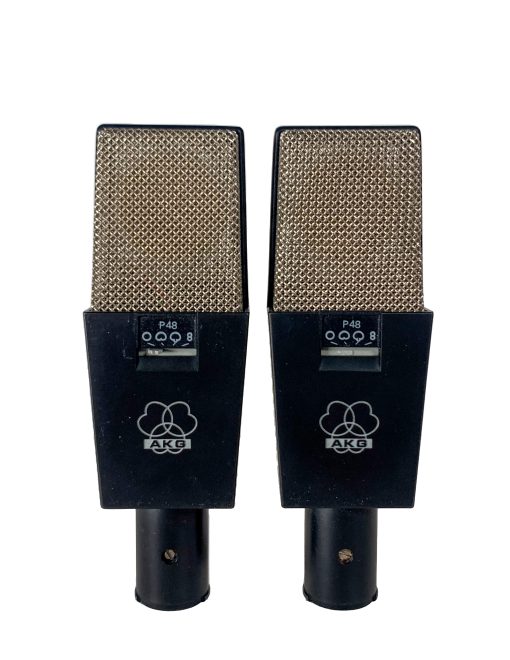 2- AKG C414EB P48 Microphones owned by John Neff / Walter Becker - Steely Dan Maui Recorders